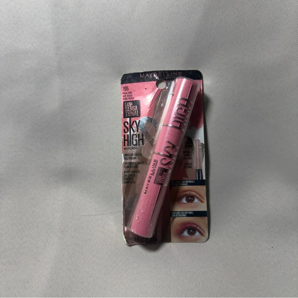 Maybelline Lash Sensational Sky High Washable Mascara Makeup 795 Pink Air